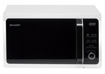 Cuptor cu microunde Sharp R243W 20 l Dezghetare 5 trepte putere 10 programe Display LED 20 l 800 W Alb 