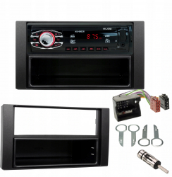 Kit Rama 1DIN Ford C-MAX Focus Fusion Kuga Galaxy Transit + antena 