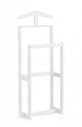 Suport haine lemn alb Daiki 40x24x106 cm 