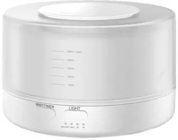 Umidificator SIKS® difuzor aroma telecomanda lumini led 500 ml alb 