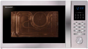 Cuptor cu microunde Sharp R322STWE 25 l Dezghetare 5 trepte putere 8 programe Display LED 900 W Inox 