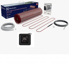 Kit covor Electrolux incalzire in pardoseala 8 mp - 1200 W cu Cronotermostat C16 - WIFi Control 