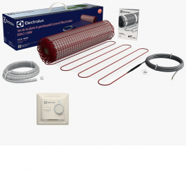 Kit covor incalzire Electrolux 150 W/mp 50 cm latime 3 mm grosime cu Termostat analogic ETT-16 EEC Electrolux 10 mp - 1500 W 