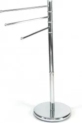 Stand vertical pentru prosoape cu 3 brate mobile 36 x 90 x 28 cm 