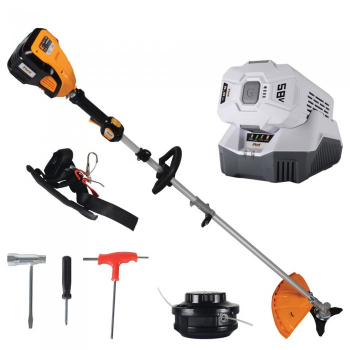 Kit Complet Cositoare electrica iHunt Strong Brush Cutter 58V Power 1300W 6600 rpm Portocaliu