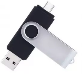Stick Memorie SIKS 16 GB 2 IN 1 cu USB 3.0 si Type-C Rotativ 360 Waterproof Compatibil cu Smart Phone Computer Tablete si alte Devi 