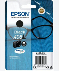 Cartus cerneala Epson 408l Ink Tank Black DURABrite Ultra ink capacitate 36.9ml 2.2k pagini pentru WorkForce Pro WF-C4810DTWF. 