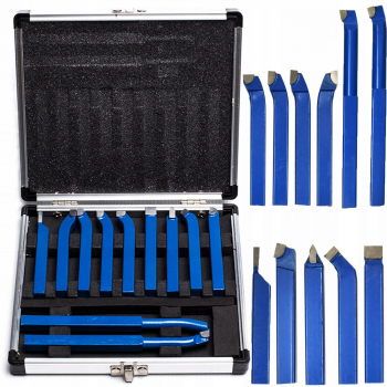 Set cutite strung instrument dalti strunjire 10x10 11piese cu valiza S10882 