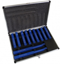 Set cutite strung instrument dalti strunjire 16x16 11piese cu valiza S10884 