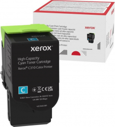 Toner Xerox 006R04369 Cyan 5.5 K Compatibil cu Xerox C310/C315