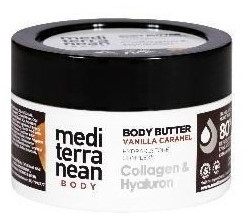 Crema unt de corp cu acid hialuronic si colagen 127 extrahidratare Mediterranean Vanilla Caramel 250 ml 