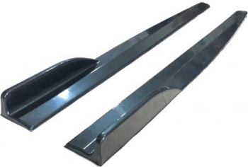 Prelungire praguri laterale negru lucios 75 CM 
