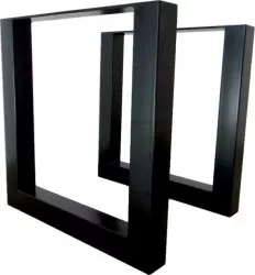 Set 2 bucati Picioare masa metal Creative Decometal negru 