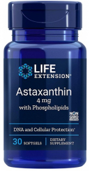 Supliment alimentar Astaxantina cu Fosfolipide 84 mg Life Extension Astaxanthin with Phospholipids - 30 capsule 30 doze