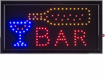 Reclama luminosa cu LED- BAR 25 x 50 cm
