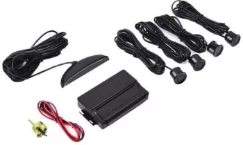 Senzori de parcare auto SIKS® cu 4 receptori display LED avertizare sonora + luminoasa + metrica negru 