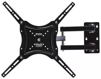 Suport TV De Perete HDL-117B-2 SIKS Cu Doua Brate Reglabil 14-55 Inch Maxim 50 Kg Negru 