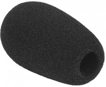 Burete microfon mediu negru