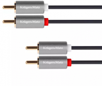 Cablu 2x RCA - 2x RCA 5m Basic Kruger&Matz 