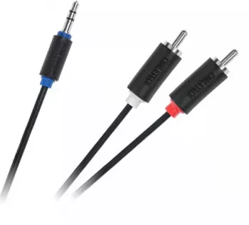 Cablu Jack 3.5 mm la 2x RCA 10m Cabletech 