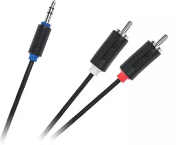 Cablu Jack 3.5 mm la 2x RCA 1m Cabletech 