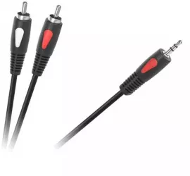 Cablu Jack 3.5 mm la 2x RCA 3m Eco-Line Cabletech 