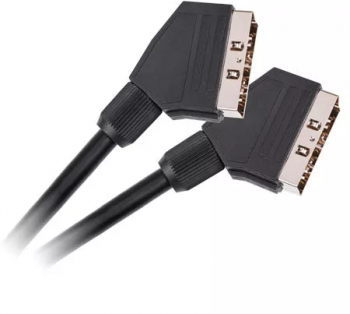 Cablu Scart la Scart 3m 21 pini tata - 21 pini tata Cabletech 