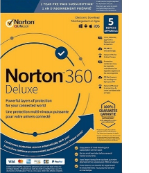 Licenta pentru Norton 360 Deluxe 1 an 5 dispozitive 