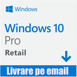 Licenta Windows 10 Pro Retail Permanenta 