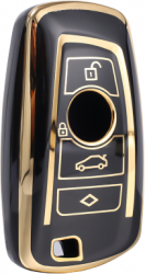 Husa de protectie premium pentru cheie auto Elegance Luxury Cover Key compatibila cu BMW X1 X3 X4 I3 M3 M4 M5 M6 Seria 3 5 6 7 