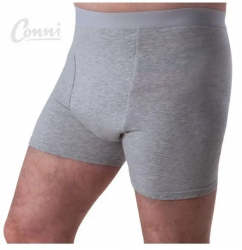 Boxeri absorbanti pentru barbati Conni gri 2XL 