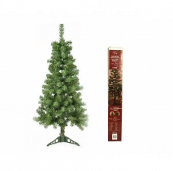 Brad artificial winterland 150 cm PVC cu suport plastic Verde
