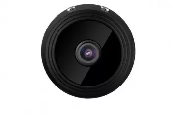 Mini Camera SIKS® Dispozitiv Spionaj Microfon Negru Prindere Magnetica