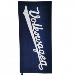 Prosop VolksWagen albastru pentru baie sau plaja 80 x 180 cm 100 bumbac - Original VW 31108 