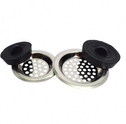 Set 2 Site inox cu dop pentru chiuveta Benson 806568 