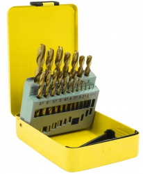 Trusa set burghiu HSS 19 piese 1-10 mm N4603 