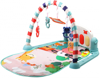 Covoras de joaca muzical Chipolino Happy animals 