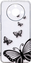 Husa Bestcase comp cu Realme 11 Flowers Antisoc 2MM Soft Silicon prot cam T 79 