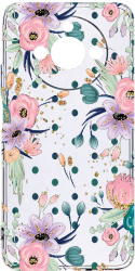Husa Bestcase comp cu Realme 11 Flowers Collection Antisoc 2MM Soft Silicon prot cam T 495 