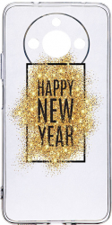 Husa Bestcase comp cu Realme 11 Happy New Year Antisoc 2MM Soft Silicon prot cam T 355 