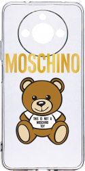 Husa Bestcase comp cu Realme 11 Its Not a Moschino Bear Antisoc 2MM Soft Silicon prot cam T 880 