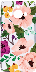 Husa Bestcase comp cu Realme 11 Pastel Flowers Antisoc 2MM Soft Silicon prot cam T 629 