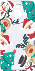 Husa Bestcase comp cu Realme 11 Xmas Antisoc 2MM Soft Silicon prot cam T 338 