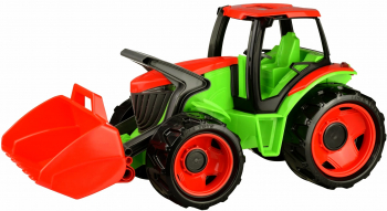 LENA GIGA TRUCKS - TRACTOR GIGANT CU CUPA - 02055 - 70 CM 