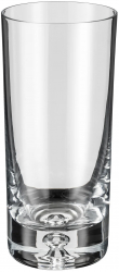Set 4 pahare servire apa Judge sticla 7x15.5 cm transparent 