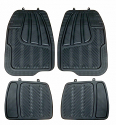 Set 4 bucati covorase din PVC universale Strong Rain Bottari 