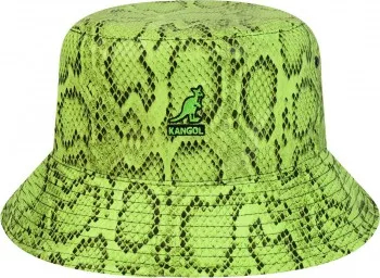 Palarie Kangol Snakeskin Bucket Verde 