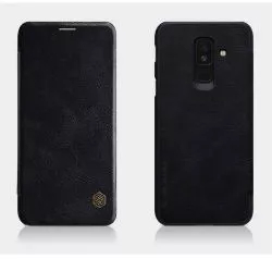 Husa Book Nillkin Qin pentru Samsung Galaxy A6 Plus 2018 negru 