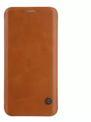 Husa Book Nillkin Qin pentru Samsung Galaxy S9 maro 
