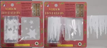 Banda decorativa adeziva pentru fereastra latime 7.5 cm si lungime 200 cm 